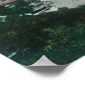 Luftbild von Avalon und Bay Poster (Ecke)