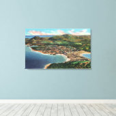Luftbild von Bar Harbor und Cadillac Leinwanddruck (Insitu (Holzboden))