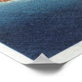 Luftbild von Bar Harbor und Cadillac Poster (Ecke)