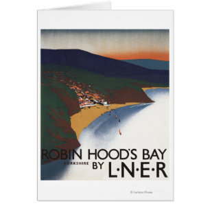 Luftbild von Bay and Cliffs Railway Poster