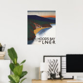 Luftbild von Bay and Cliffs Railway Poster (Heimbüro)