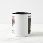 Luftbild von Bay and Cliffs Railway Poster Tasse (Zentrum)