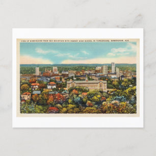 Luftbild von Birmingham, Alabama, Vintage Postkarte