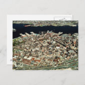 Luftbild von Boston, MA Postkarte (Vorne/Hinten)
