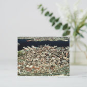 Luftbild von Boston, MA Postkarte (Stehend Vorderseite)