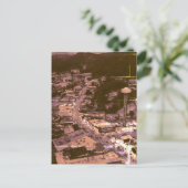 Luftbild von Downton Pigeon Forge Postkarte (Stehend Vorderseite)