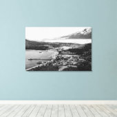 Luftbild von Haines, Lage von Alaska Leinwanddruck (Insitu (Holzboden))