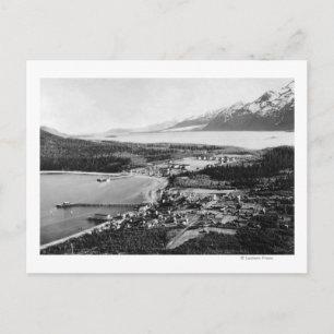 Luftbild von Haines, Lage von Alaska Postkarte