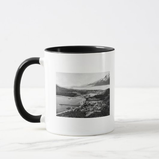 Luftbild von Haines, Lage von Alaska Tasse (Links)