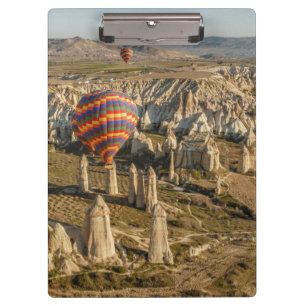 Luftbild von Heißluftballons, Kappadokien 2 Klemmbrett