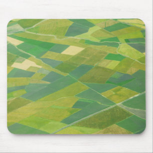Luftbild von landwirtschaftlich genutzten Flächen Mousepad
