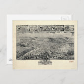 Luftbild von Lonaconing, Maryland (1905) Postkarte (Vorne/Hinten)