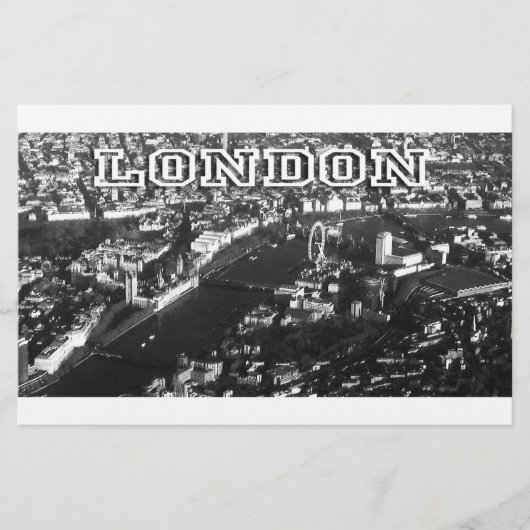 Luftbild von London Briefpapier (Vorderseite)