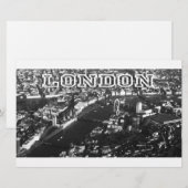 Luftbild von London Briefpapier (Vorne/Hinten)