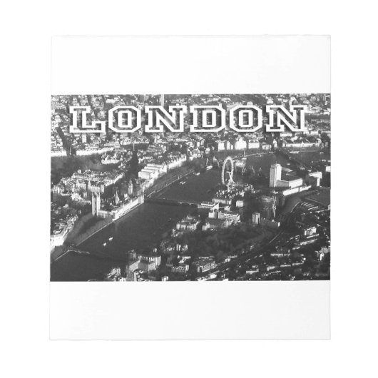 Luftbild von London Notizblock (Vorderseite)