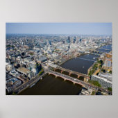 Luftbild von London Poster (Vorne)