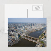 Luftbild von London Postkarte (Vorne/Hinten)