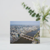 Luftbild von London Postkarte (Stehend Vorderseite)