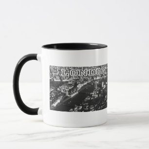 Luftbild von London Tasse