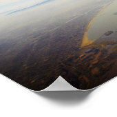 Luftbild von Long Beach, Kalifornien Poster (Ecke)