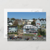 Luftbild von Lunenburg, Nova Scotia Postkarte (Vorne/Hinten)