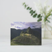 Luftbild von Machu Picchu, Peru Postkarte (Stehend Vorderseite)