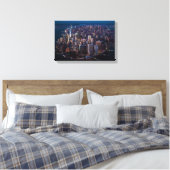 Luftbild von Manhattan Leinwanddruck (Insitu (Schlafzimmer))