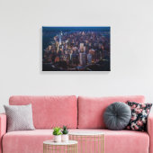 Luftbild von Manhattan Leinwanddruck (Insitu (Wohnzimmer))