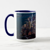 Luftbild von Manhattan Tasse (Links)