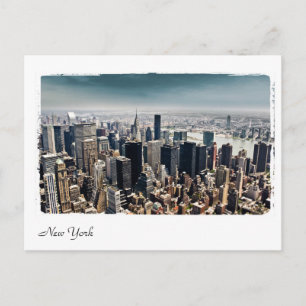 Luftbild von New York Postkarte