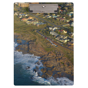 Luftbild von Orangenfelsen, Südküste Klemmbrett