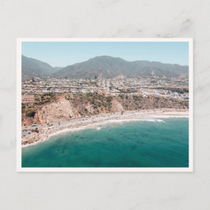 Luftbild von Pacific Palisades PCH Postkarte