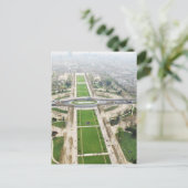 Luftbild von Paris Postkarte (Stehend Vorderseite)