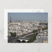 Luftbild von PARIS Postkarte (Vorne/Hinten)