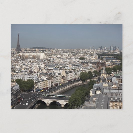 Luftbild von PARIS Postkarte (Vorderseite)