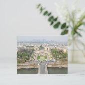 Luftbild von Paris Postkarte (Stehend Vorderseite)