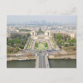 Luftbild von Paris Postkarte