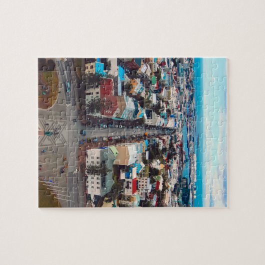 Luftbild von Reykjavik Puzzle (Horizontal)