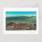 Luftbild von Stadt und Hochland Postkarte (Vorderseite)