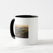 Luftbild von Stadt und Tal Tasse (Vorderseite Links)