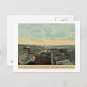 Luftbild von Tacoma, Washington Vintag Postkarte (Vorne/Hinten)