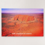 Luftbild von Uluru oder Ayers Rock, Australien, Puzzle (Horizontal)
