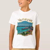 Luftbild von Venedig, Italien T-Shirt (Vorderseite)