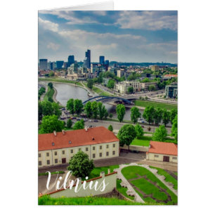 Luftbild von Vilnius, Litauen