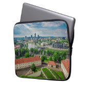 Luftbild von Vilnius, Litauen Laptopschutzhülle (Vorderseite Links)