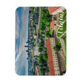 Luftbild von Vilnius, Litauen Magnet (Vertikal)