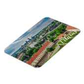 Luftbild von Vilnius, Litauen Magnet (Linke Seite)