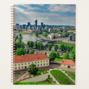 Luftbild von Vilnius, Litauen Planer