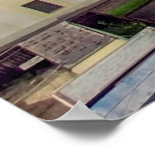 Luftbild von Vilnius, Litauen Poster (Ecke)