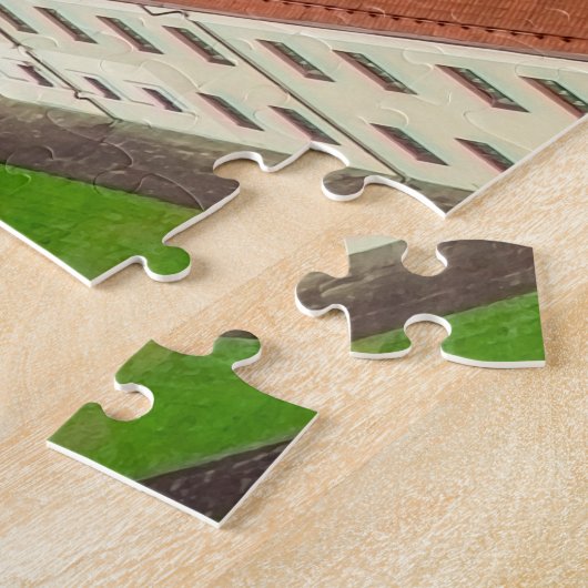 Luftbild von Vilnius, Litauen Puzzle (Seite)